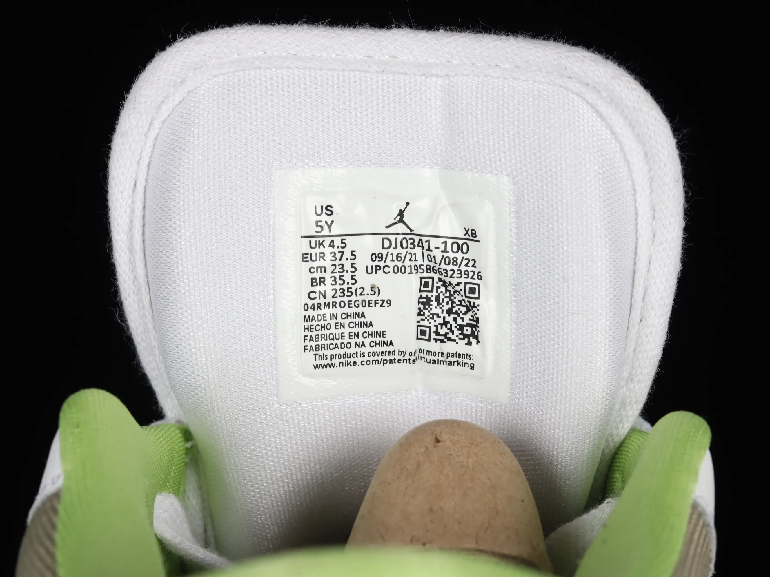 All categories Air Jordan Jordan series basketball shoes Air Jordan 1 Low G version pure original Air Jordan 1 Low AJ1 Joe 1 white and brown color matching low-top cultural and leisure sports sneakers DJ0341-100